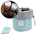 Tancendes Waterproof Travel Bag Makeup bag Cosmetic Bag Travel Kit Organizer Bathroom Storage Cosmetic Bag Carry Case Toiletry Bag Multifunctional bucket toiletry bag Green