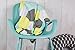 Maternity Breastfeeding Pillow Cover by Danha-Newborn Baby Feeding Cushion Case-Cute Donut Shape Wedge Pillow-Best Infant Support-for New Moms-Deer Head Prints Slipcover-Breathable Soft Fabric