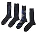 Calvin Klein Men's 4-pack Argyle / Solid Dress Socks (Graphite/Royal Blue)