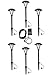 Malibu Celestial 6 Pack LED Pathway Lights, LED Low Voltage Landscape Lighting 8406-2904-06