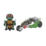 Teenage Mutant Ninja Turtles T-Sprints Rapid Assault Raphael with Stealth Bike Basic Figure