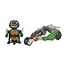 Teenage Mutant Ninja Turtles T-Sprints Rapid Assault Raphael with Stealth Bike Basic Figure