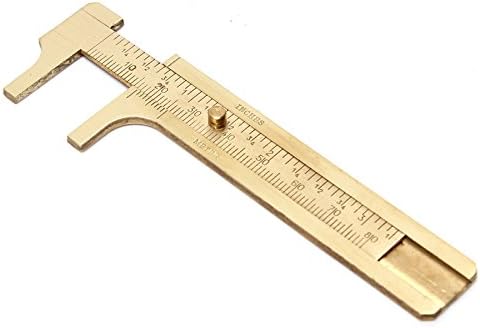 Alcoa Prime Mini Brass Sliding Gauge Vernier Caliper Measure Measurement Tool For Pocket Mm/Inch New Arrival