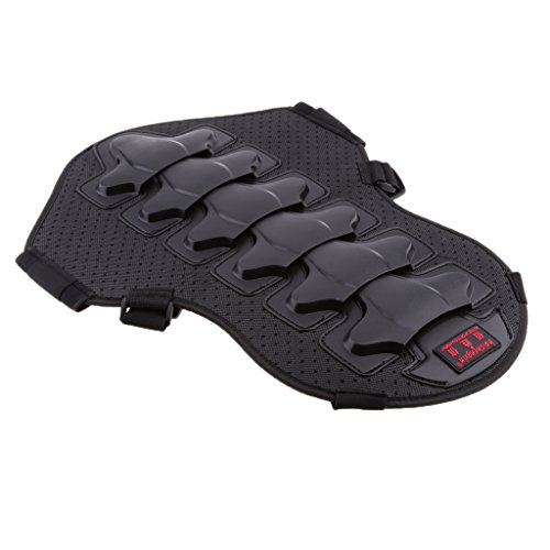 Dolity Motorcycle Vest Body Guard Chest Back Protector Vest Protector for Riding Cycling Skating Skiing Scooter Black