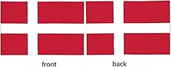 20 Pack Denmark Flags, Small Handheld Danmark Flags