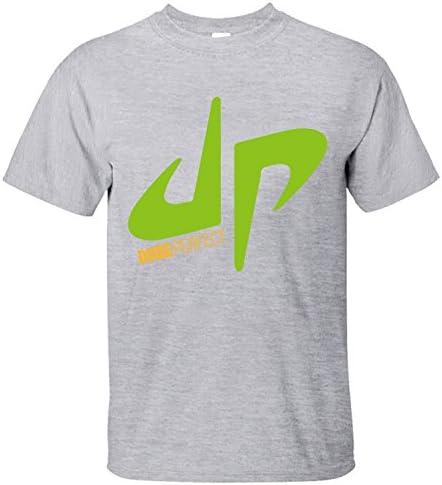 XMANA Men's Top You Tube Dude Perfect DP Trick Shots logo T-Shirt grey S