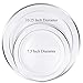 Stately Elegance Designs 200 Piece White and Silver Rimmed Plastic Plate Set – Includes 100 10.25