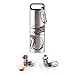 Stainless Steel Pill Holder Inner Diameter 0.68 Inch with Keychain for Big Size Medication Emergency Pills and Capsules Waterproof Pill Fob for 30 Ft