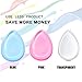 Sunmore Clear Silicone Makeup Sponge,Silicone Sponge Applicator Blender for all Liquid Foundation Cream, 3 Pack