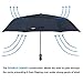 G4Free 48 Inch Folding Travel Umbrella 9 Ribs Double Canopy Auto Open Close