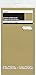 Gold Solid Rectangular Plastic Table Cover (54
