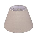 ALUCSET Medium Lamp Shade, Barrel Fabric Lampshade