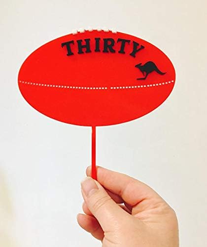 Afl Football Football Footy Rugby Birthday Cake Toppers Cake Decoration Football Cake Australia Sports Cake Toppers Amazon Co Uk Kitchen Home