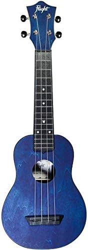Flight, 4-String Travel Series Soprano Ukulele, Dark Blue (TUS-35DB), Full size - Image 3