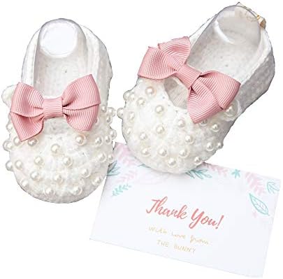 The Bunny Baby Shoes Handmade Crochet Shoes Girls Princess Shoes Party Birthday Gift New Born Shoes Gift Infant Shoes White