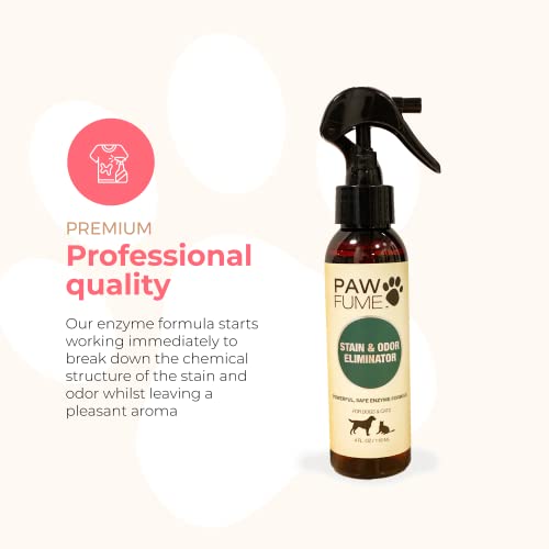 PAWFUME Stain & Odor Eliminator Pet Urine Enzyme Cleaner Enzymatic
