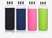 July Sky Stylish Portable Borosilicate Glass Water Bottle(18.5OZ/12.6OZ,) with Colorful Protective Bag