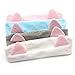 Elastic Cute Cat Ears Headbands- Fomei Women's Lovely Kitty Hair Band, Comfortable Spa Facial Headband, Washable Wrap Headbands for Bath, Makeup and Sport Fits All Head Sizes (8 Pack, Candy Color)