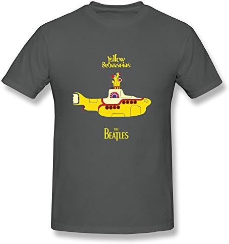 Popular Printing Men's The Beatles Yellow Submarine T Shirt X-Small DeepHeather