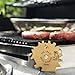 Sage Owl Bristle-Free Brass BBQ Grill Scraper – Safe Grill Cleaner for Outdoor, Porcelain, and Smoker Grills – Kitchen Gadgets, Barbecue Grilling Tools - Unique Gifts for Men Who Have Everything