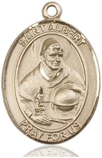 ST. ALBERT the GREAT / 14kt Gold St. Albert the Great Medal / Chain not included