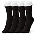 SHEEC - ComFits - Women's Bandless Socks (Black / Large (4 Pairs))