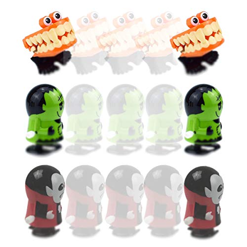 Anditoy 9 Pack Halloween Wind Up Toys for Kids Party Favors Goody Bag Fillers