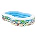 Intex Swim Center Paradise Inflatable Pool, 103in X 63in X 18in, for Ages 3+ primary