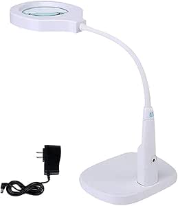 Lupa de mano con luz LED. Lupa para documentos con lupa para lectura