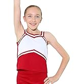 Danzcue Girls Sweetheart Cheerleaders Uniform Shell Top
