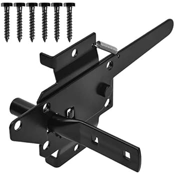 everbilt black post latch