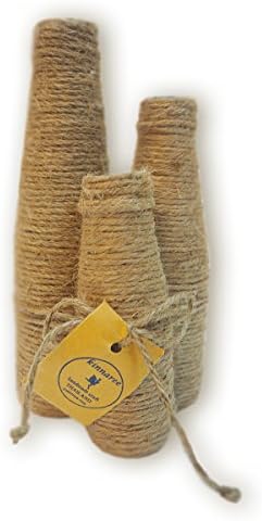 Kinnaree 3-Pc Vase Set in Twine DIY-style