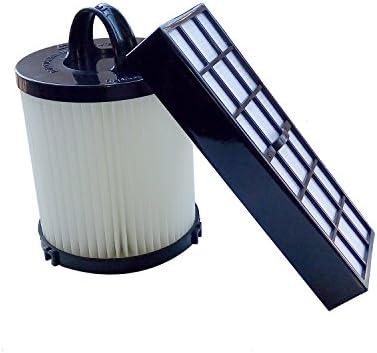 Fluar DCF21 &amp; HF7 Filter Kit for Eureka Hepa Motor Vacuum Cleaner Replacement 67821 68931 68931A EF91 EF-91 EF-91B &amp; 61850 61850 61850A 61850B 61850C