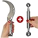 Sameia Best Watermelon Slicer Corer Cutter Knife *** Free Bonus Melon Baller * High Quality Steel