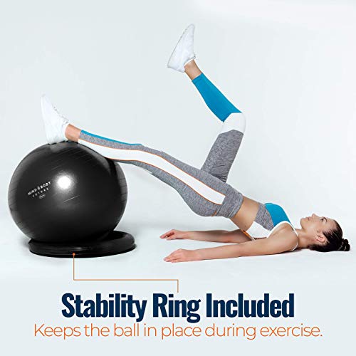 Exercise Ball Chair Yoga Ball & Stability Ring. for Pregnancy