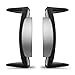 Gear S2 Watch Lugs/Connectors/Clasps, MoKo Stainless Steel Replaceable Connection Adapter Connect 20mm Watch Band for Samsung Gear S2 SM-R720 & SM-R730, Black
