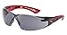Bollé Safety Bolle-40208 Safety Rush+ Safety Glasses, Black & Grey Frame, Smoke Lenses