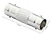 BNC Female to Female Coupler Adapters Converter Connector (Silver)