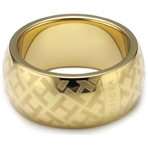 Tommy Hilfiger jewelry Damen-Ring IP gold beschichtet Edelstahl 2700324