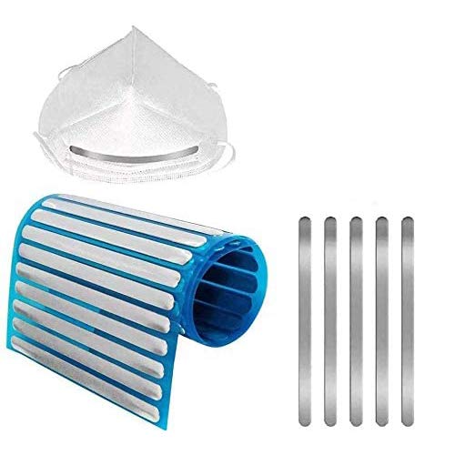 Aluminum Strip Nose Bridge,T.Face Flat Aluminum Wire, 90mm Adhesive Aluminum Nose Bridge, Aluminum Strip,Nose Bridge,Nose Clips for Face DIY Making Accessories Crafts (200pcs)