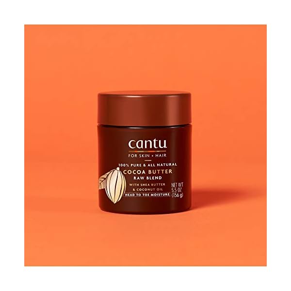 Cantu-Skincare-Cocoa-Butter-Raw-Blend-156g Cantu Skincare Cocoa Butter Raw Blend 156 g (Pack of 1) (Packaging may vary)