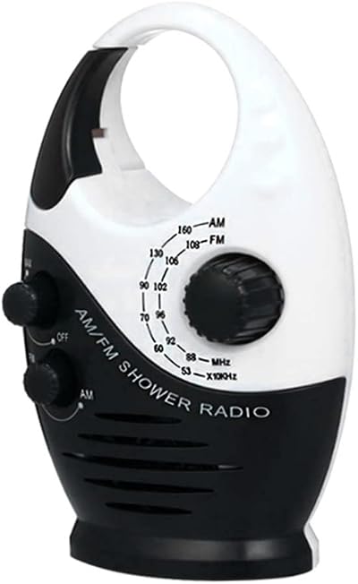 SouiWuzi DAB FM AM Waterproof Shower Radio | Mini Hanging Speaker | Portable