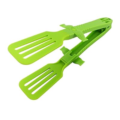 Food Tongs, YYP Modern Design Kitchen Tongs - Serving Tongs - Food Tongs - 9 Inch Nylon and ABS Locking Tongs Serving as Cooking Utensil for Meat, Vegetable