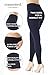 Conceited Fleece Lined Leggings for Women - LFL 2 Pack Black - Small/Medium