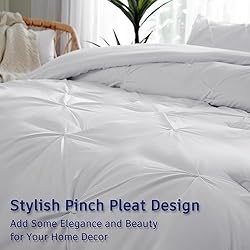 DOWNCOOL Full Size Comforter Sets - White Comforter