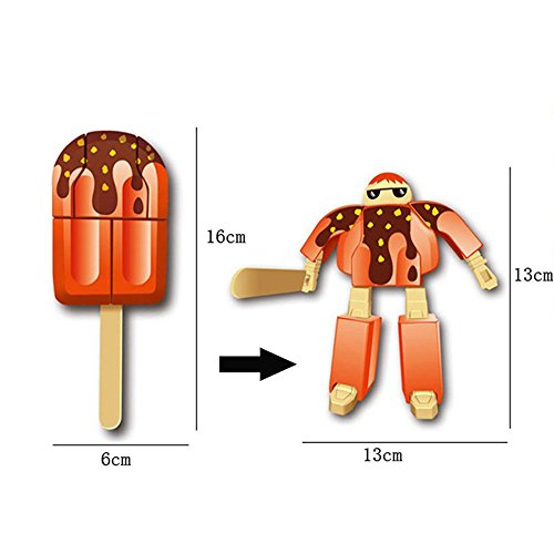 Sunny&Love 2018 Random Child Deformation Simulation Popsicle Hot Boy Deformation Series Toys Educational Toy (Multicolor)