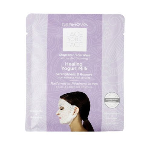 LACE YOUR FACE Compression Facial Mask - Healing Yogurt Milk - Single