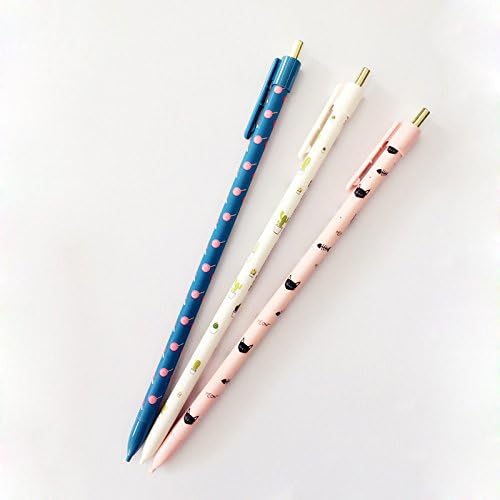 3 Pieces/lot Cute Kawaii Long Handle Thin Press Mechanical Pencil Writing School Office Supply Kid Student Stationery