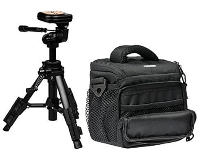 Foto Kamera Tasche Action M Set mit Stativ Carat TPA-03 für Nikon Coolpix L340 L330 L840 L840 P610