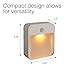 Beams MB720A 20 Lumen Amber LED Sleep Friendly Wireless Battery Powered Motion Sensing Nightlight, 1-Pack, White
